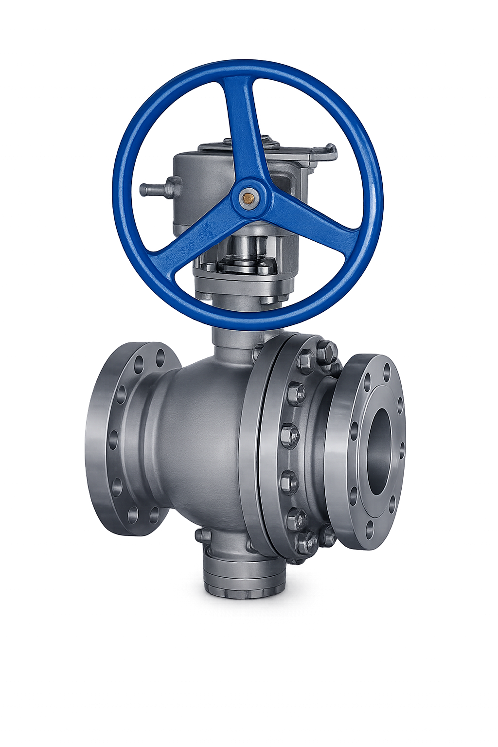 2 PC Body Trunnion Mounted Ball Valve