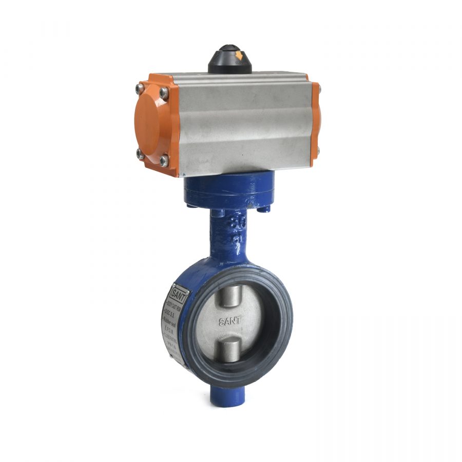 Pneumatic Actuated Butterfly Valve
