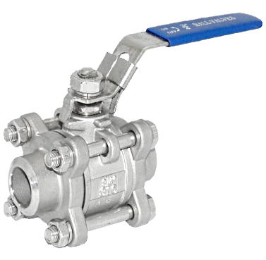 3 PC Body Threaded or Butt Weld Ball Valve