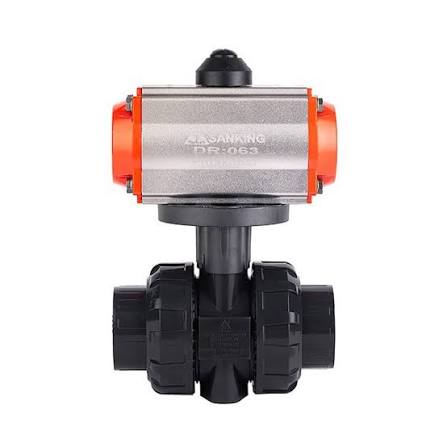 Pneumatic Actuated Plastic Ball Valve