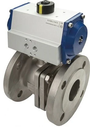 Flanged Pneumatic Actuated Ball Valve